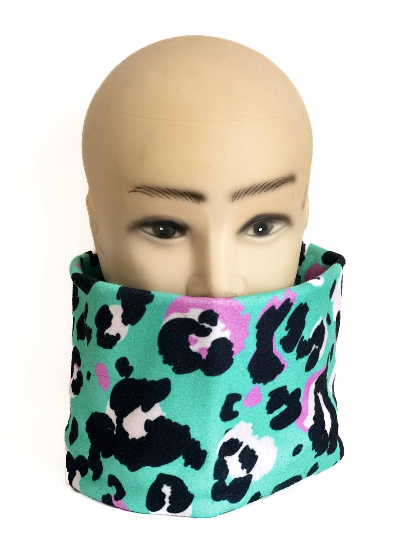 Cuello Polar Unisex Menta Print