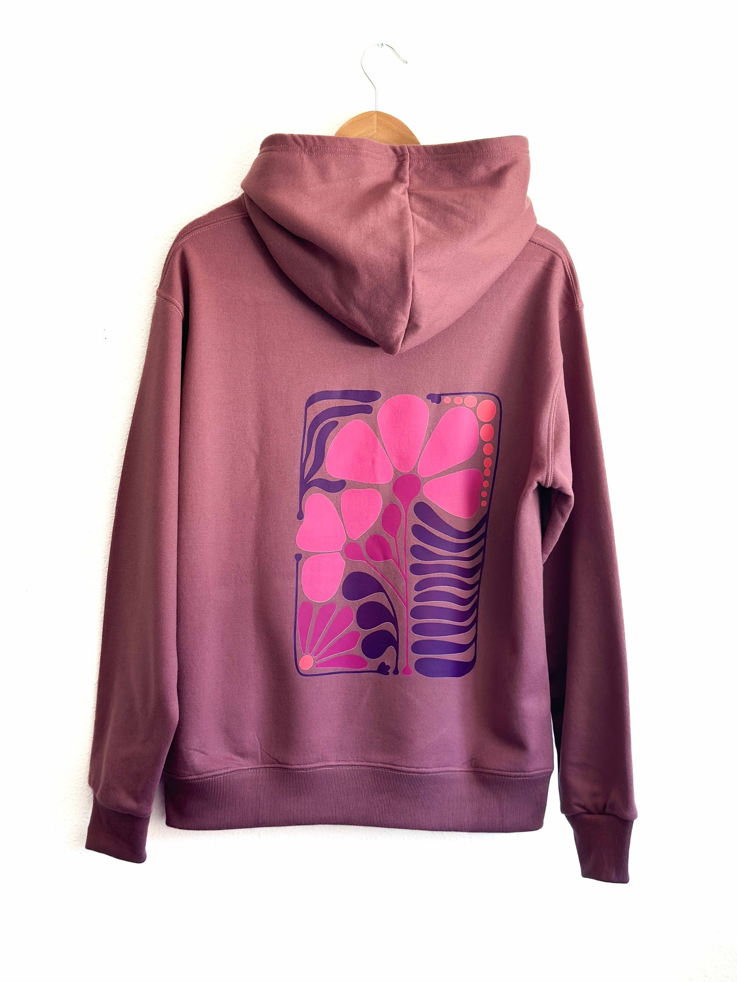Polerón Hoodie Unisex Carmesí Rosa