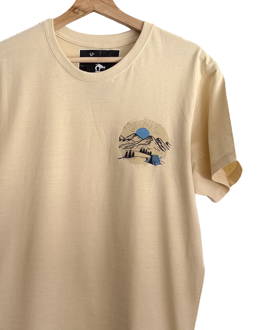 Polera Algodón Unisex Pradera Beige
