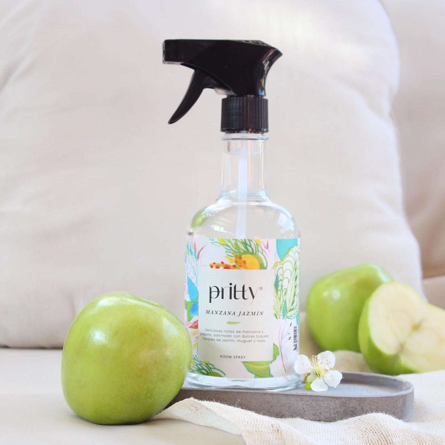 Pritty Design Manzana & Jazmín 375ml- Aromatizante Telas y ambientes