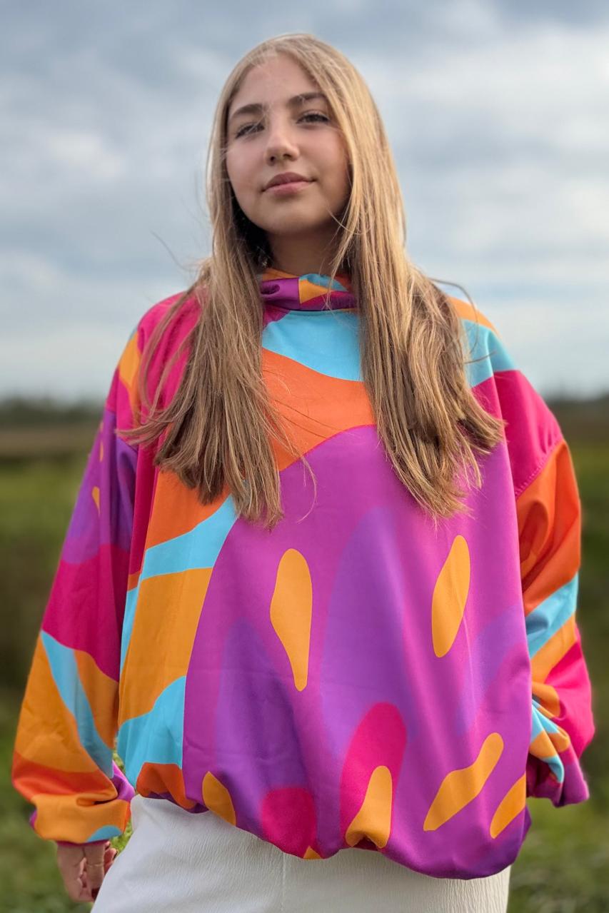 Polerón Hoodie Alegre Chirimoya+ Tote Bag Ciervo de ¡REGALO SOLO POR LANZAMIENTO!