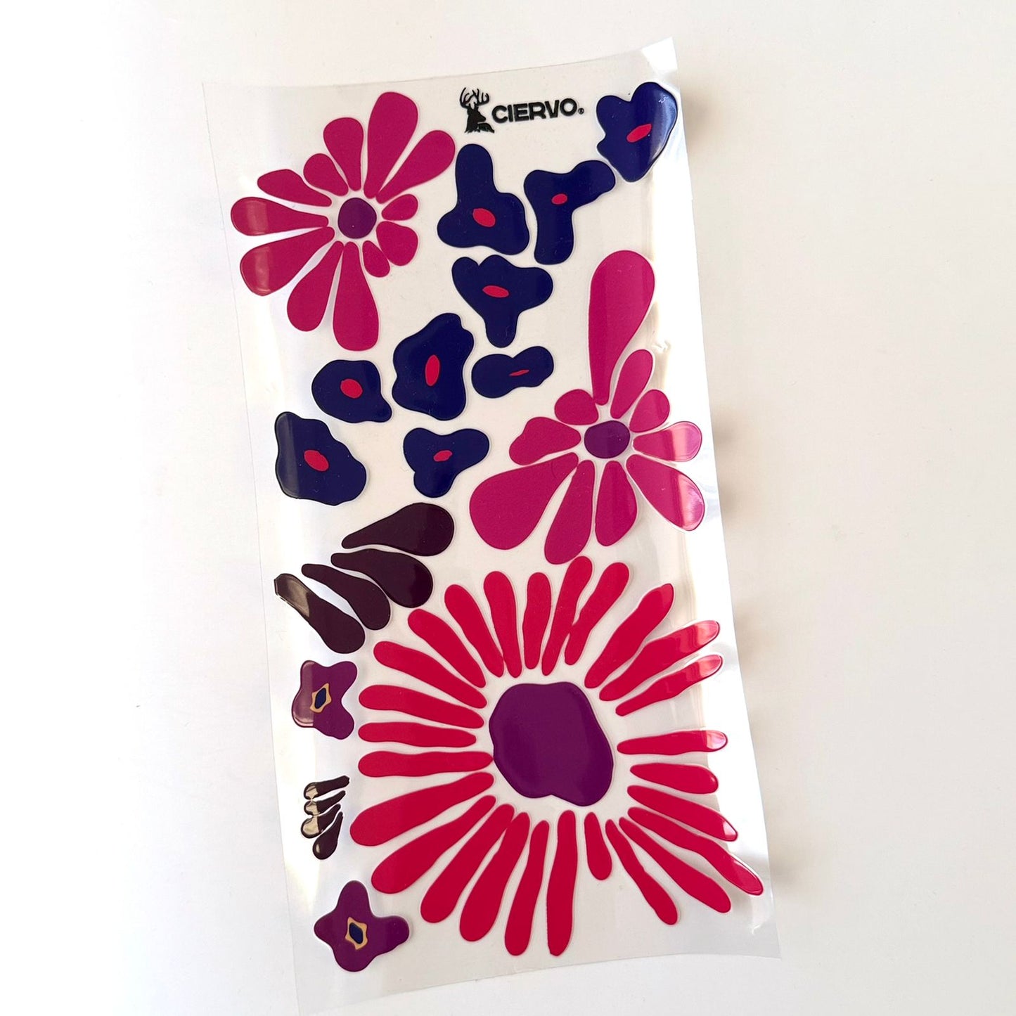 Stickers UV Transferibles Flores