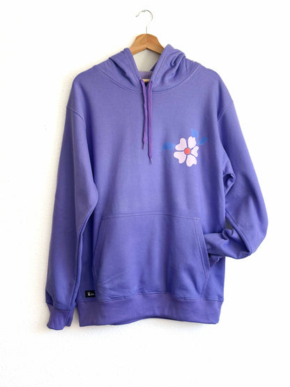 Polerón Hoodie Unisex Canguro Amapolas Mora