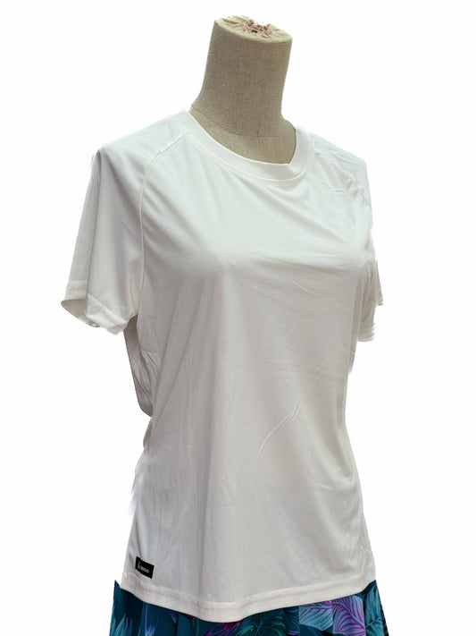 Polera Deportiva Cool Dry Mujer Blanco invierno