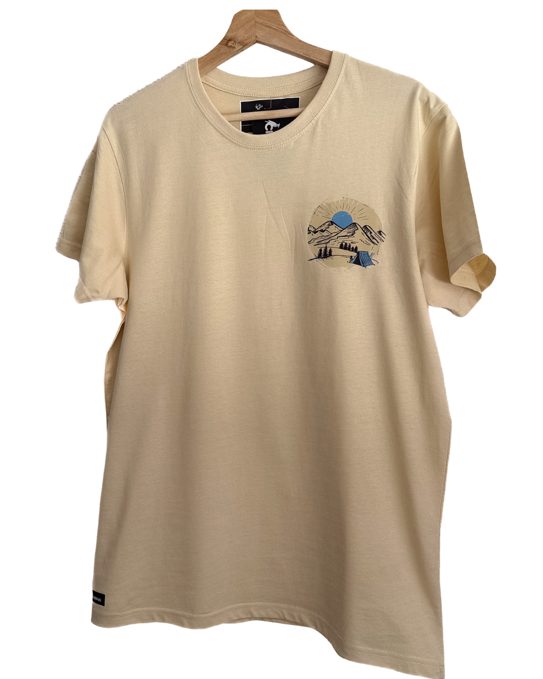 Polera Algodón Unisex Pradera Beige