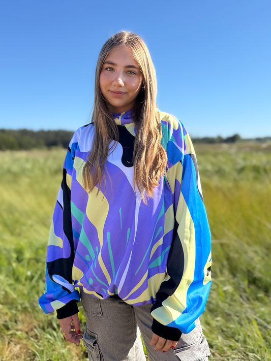 Polerón Hoodie Violetas libres + Tote Bag Ciervo de ¡REGALO SOLO POR LANZAMIENTO!