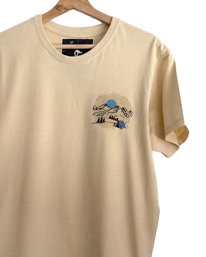 Polera Algodón Unisex Pradera Beige