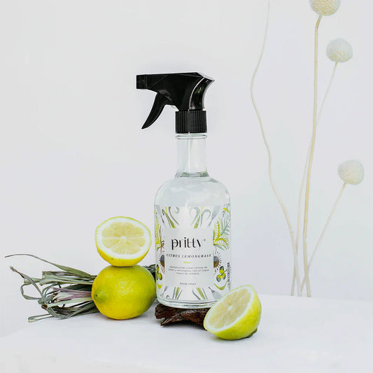 Pritty Design Agua de Citrus Lemongrasse 375ml- Aromatizante Telas y ambientes