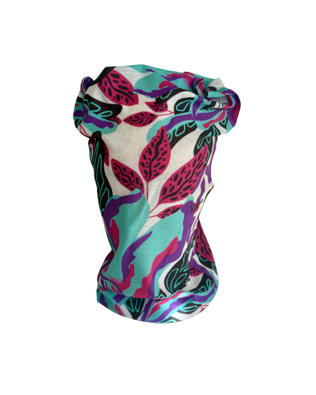 Bandana Buff Unisex Respirable Hojas calipso