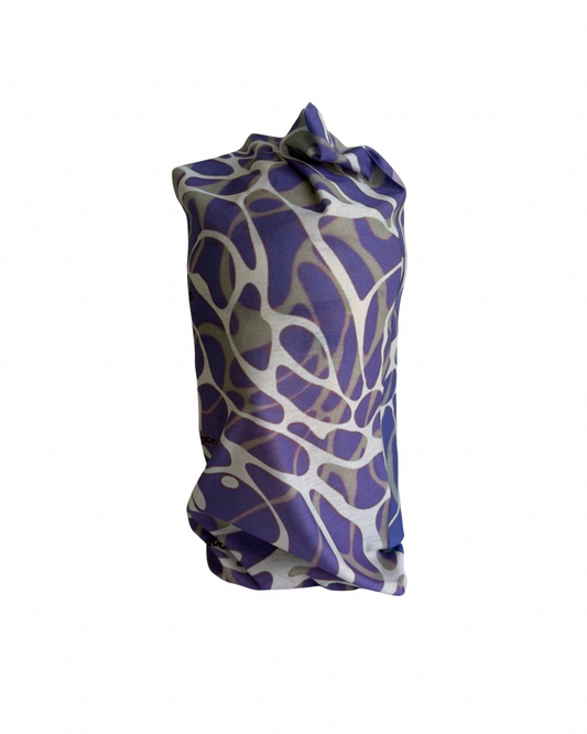Bandana Buff Unisex Respirable piedra lila