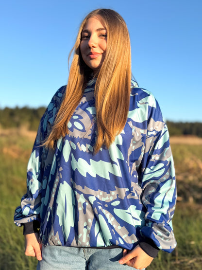 Polerón Hoodie Cielo Real