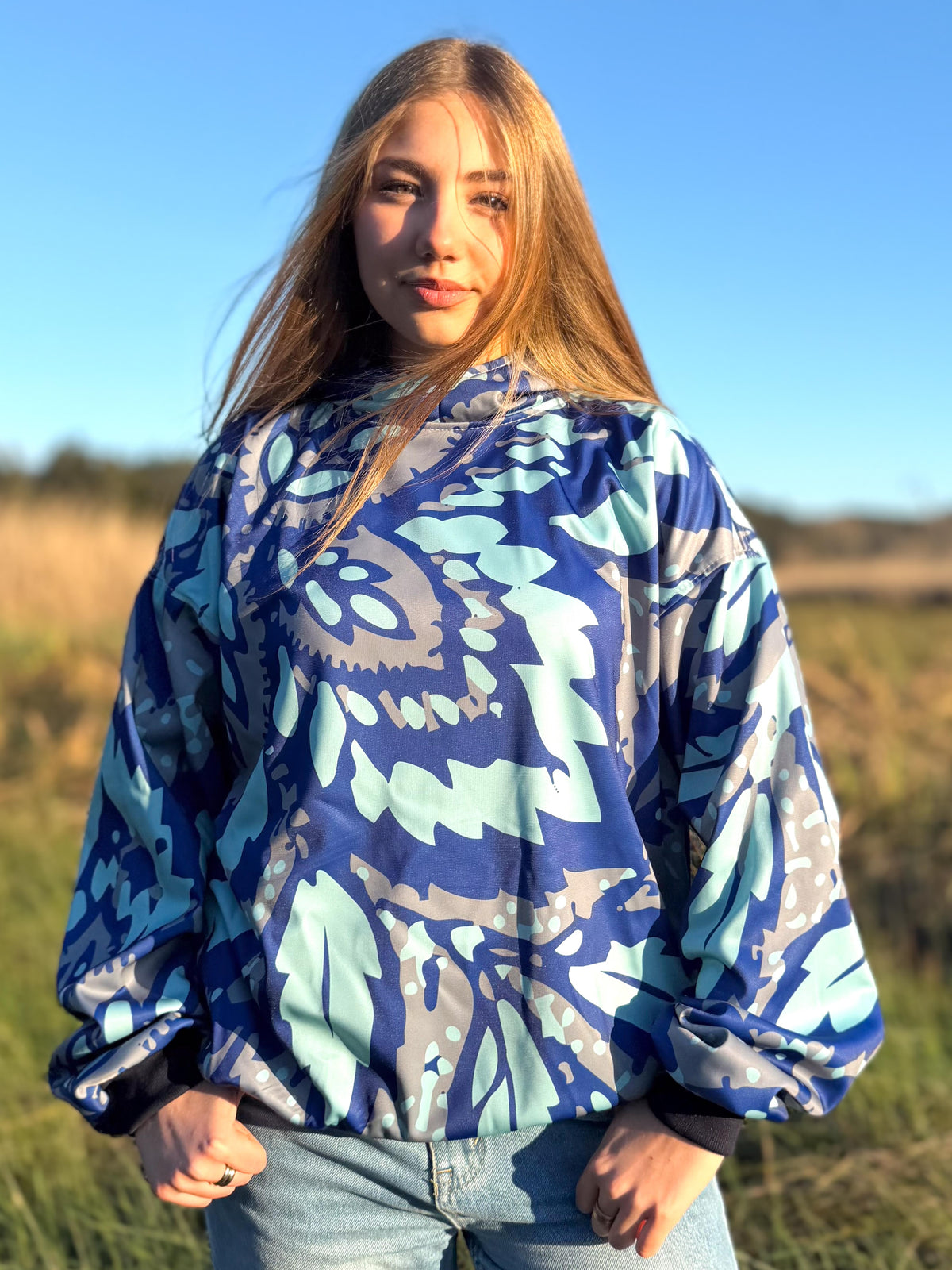 Polerón Hoodie Cielo Real