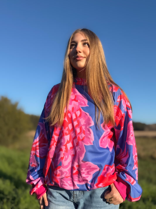 Polerón Hoodie corales