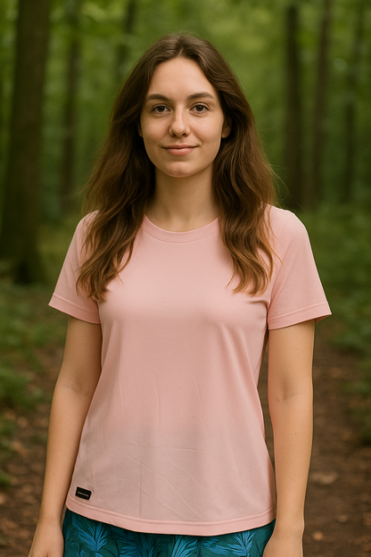 Polera Deportiva Cool Dry Mujer Rosa