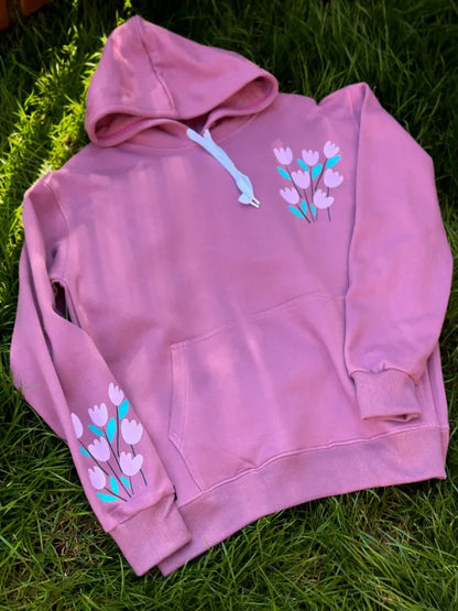 Polerón Unisex Canguro Tulipanes Ross