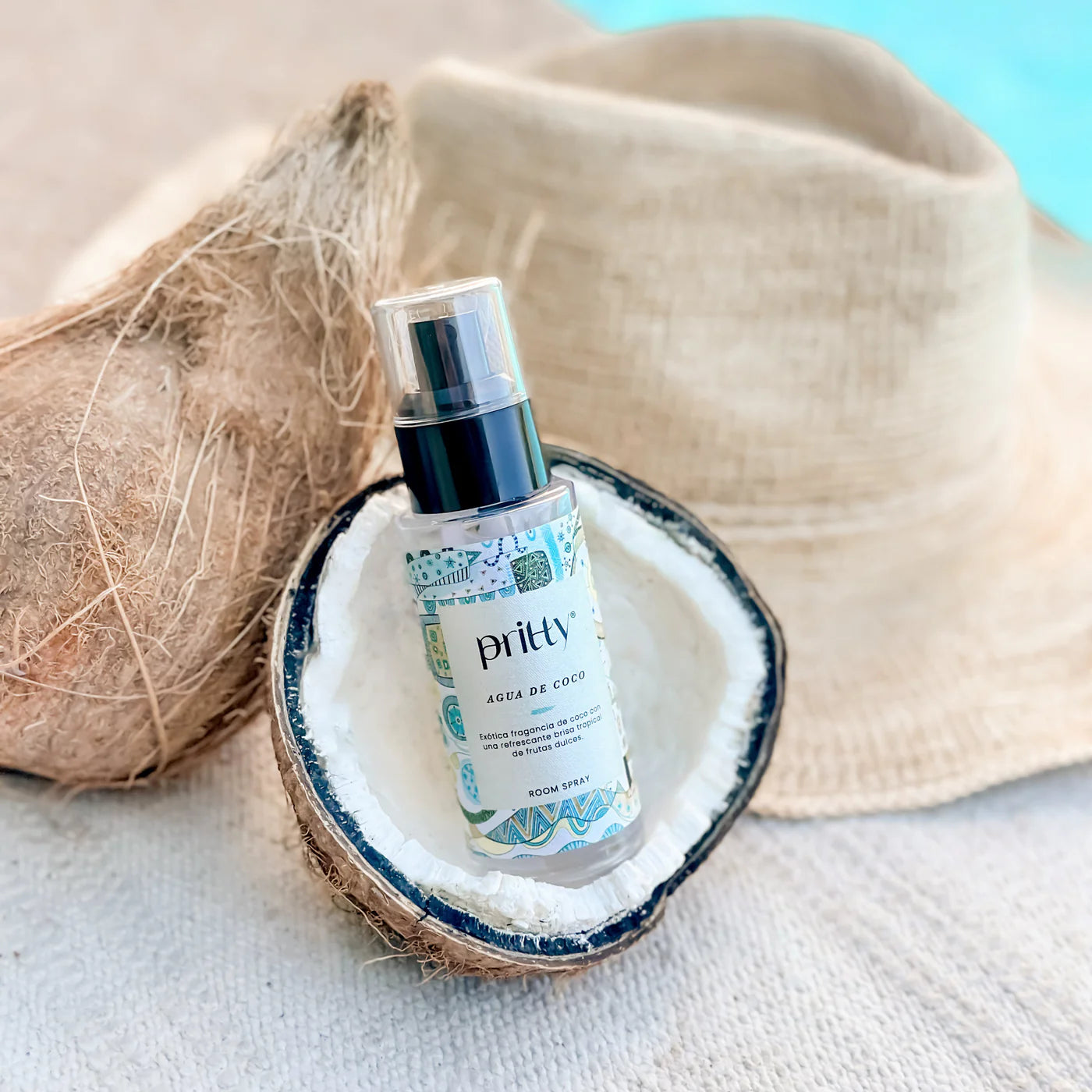 Mini Room Spray Agua de Coco 50ml.