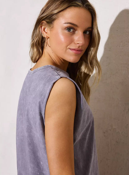 Polera Algodon Aussie Mujer Gris