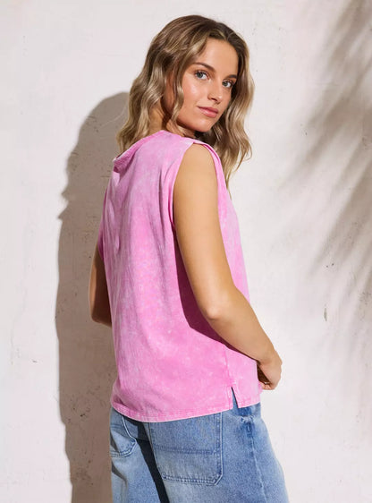 Polera Algodon Aussie Mujer Rosa