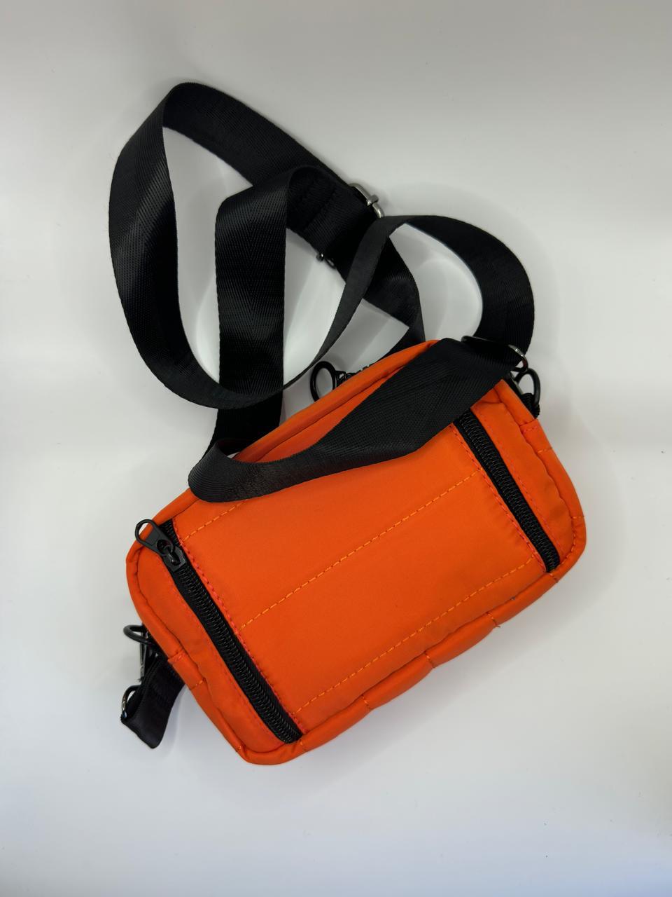 Riñonera Bandolera Convertible Naranja