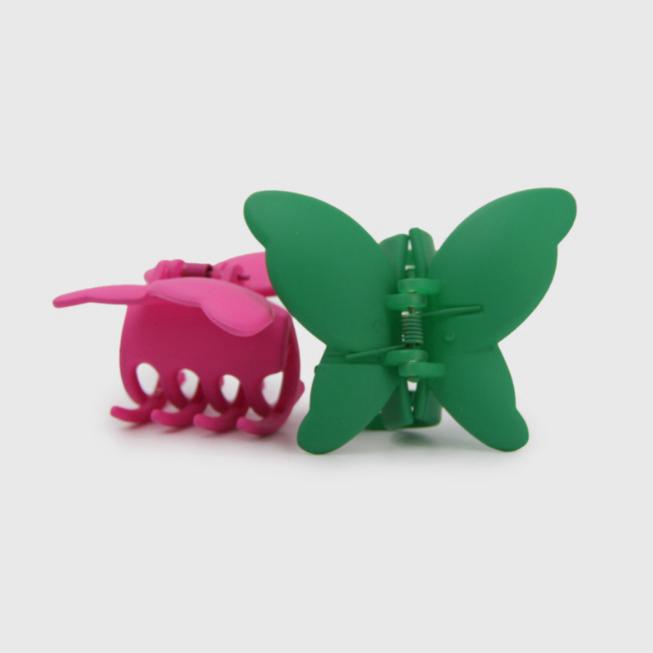 Set Tiburones Mariposas Verde/Fucsia