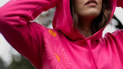 Poleron Unisex Canguro Alameda Fucsia